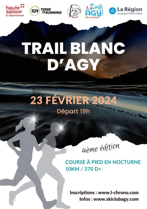 Trail blanc d’Agy 2025 Inscription Résultats