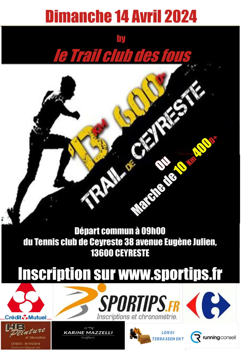 affiche de la course