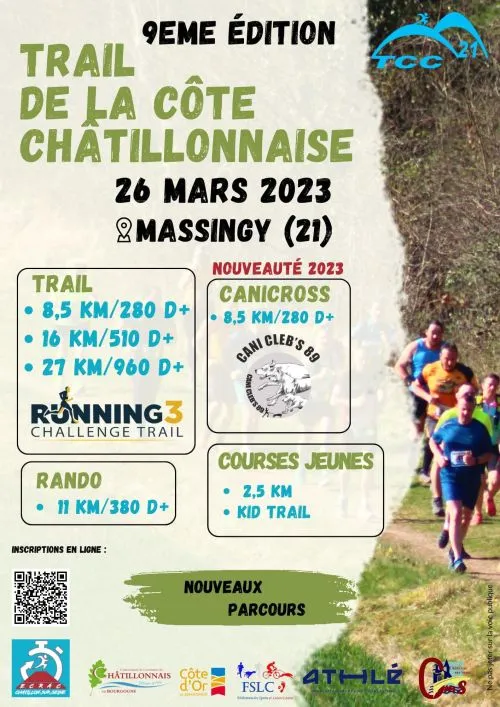 Trail de la Côte Chatillonnaise 2025 Inscription Résultats