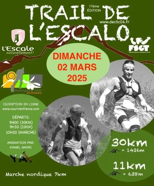 Trail de l’Escalo 2025 Inscription Résultats