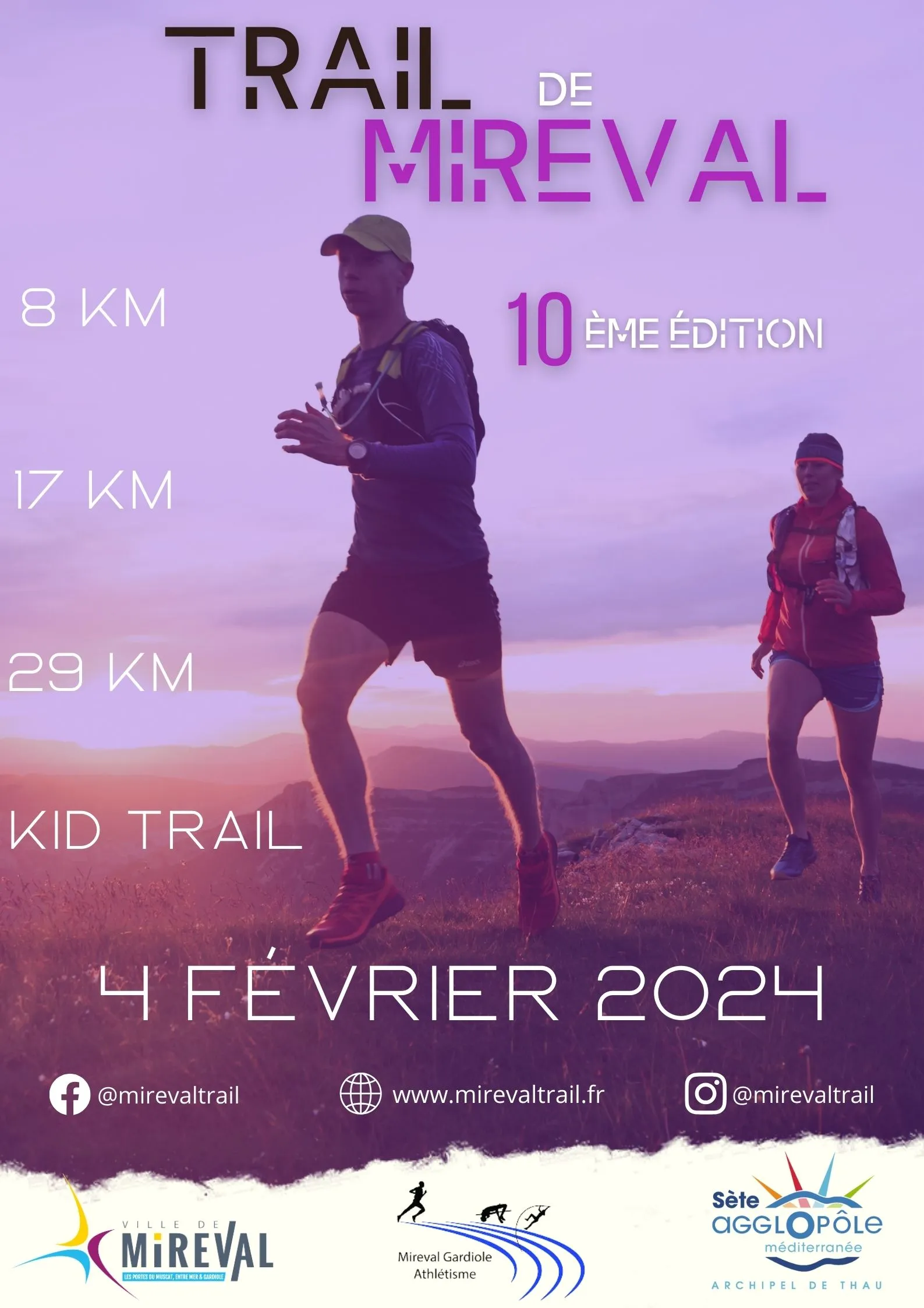 Trail de Mireval 2025 Inscription Résultats