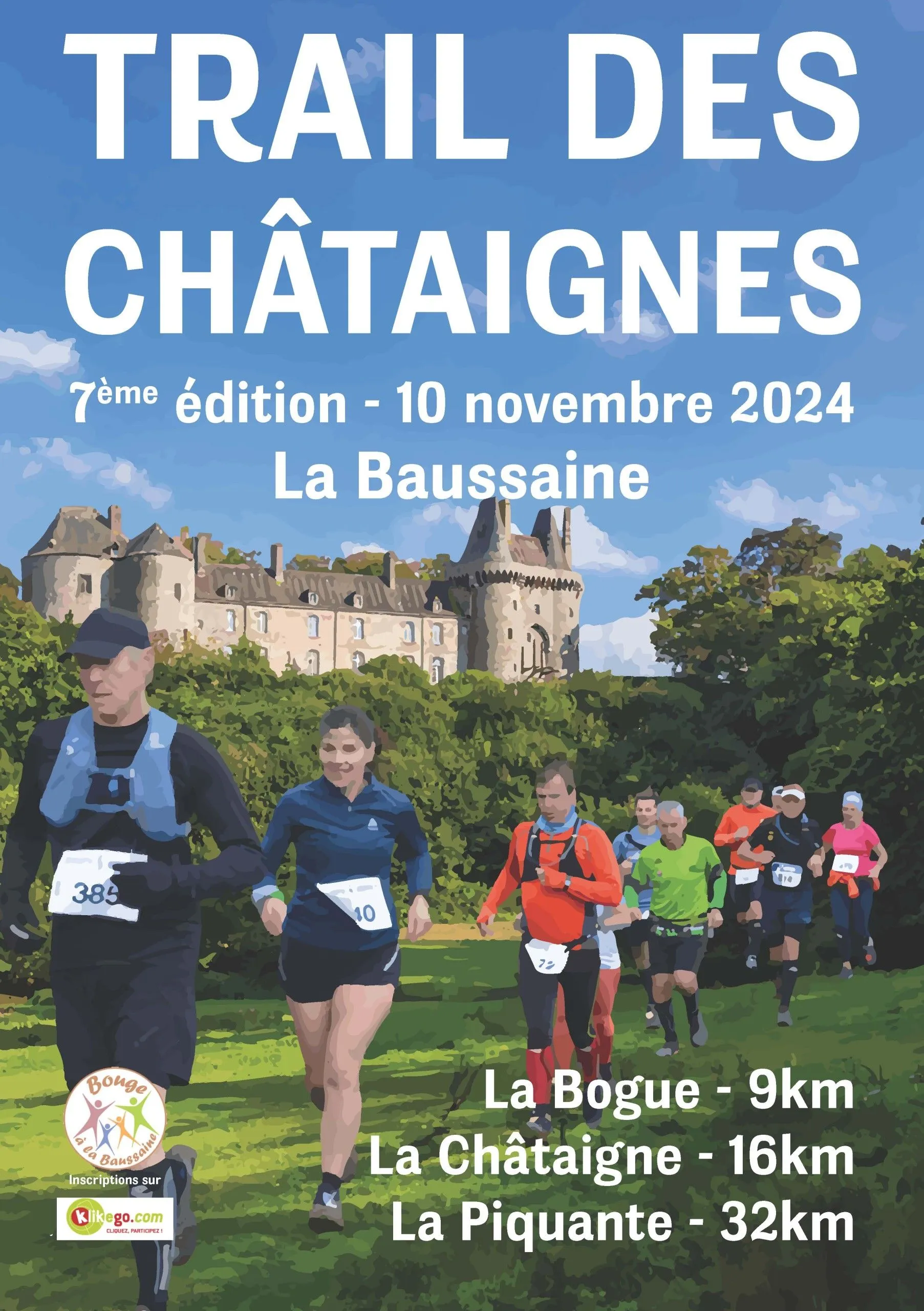 Trail des Chataignes – La Baussaine 2024 Inscription Résultats