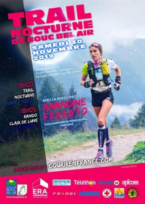 Trail nocturne de Bouc Bel Air 2024 Inscription Résultats