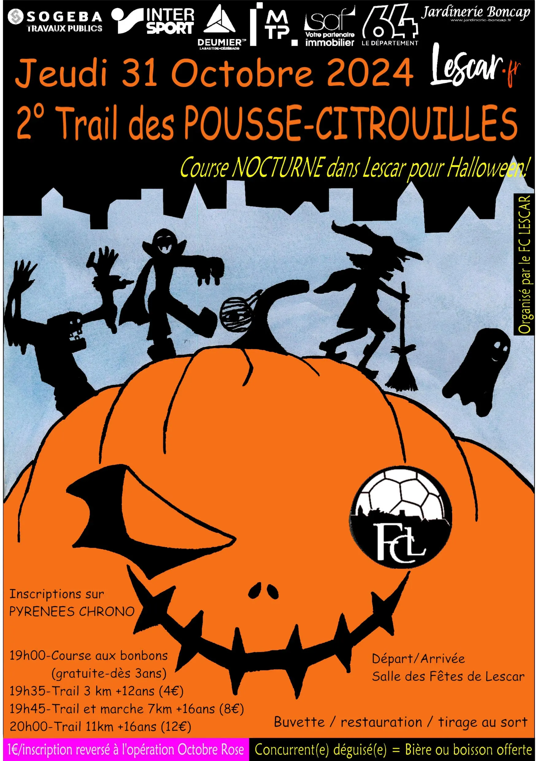 Trail Pousse Citrouilles 2024 Inscription Résultats