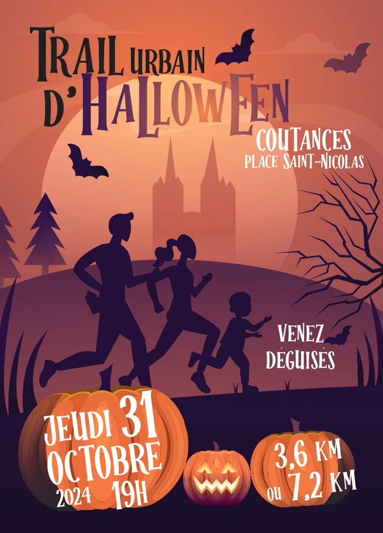 Trail urbain d’Halloween Coutances 2024 Inscription Résultats