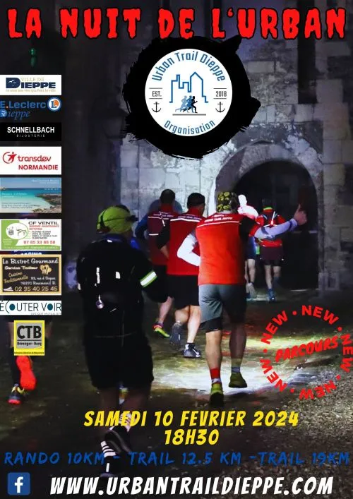 Urban Trail de Dieppe 2025 Inscription Résultats