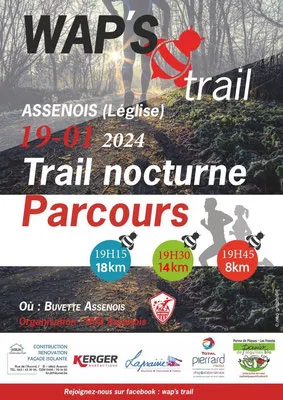 Wap’s trail Assenois 2024 Inscription Résultats