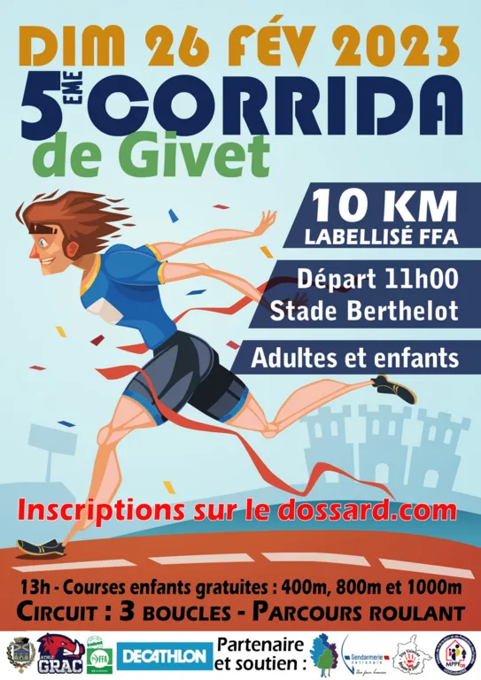 10 km de Givet 2025 Inscription Résultats