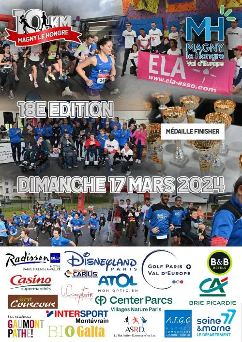 10 km de Magny le Hongre 2025 Inscription Résultats