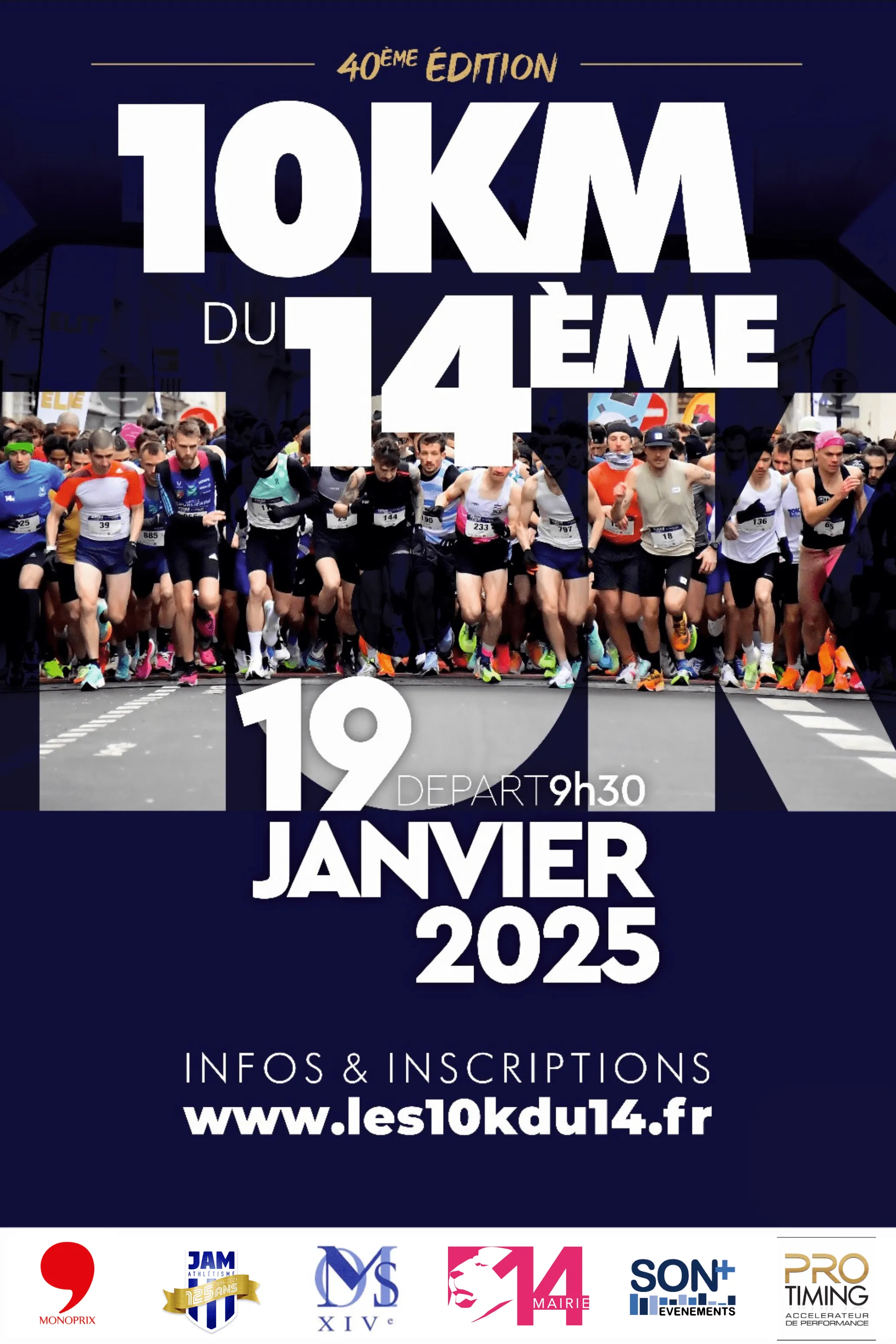 affiche de la course