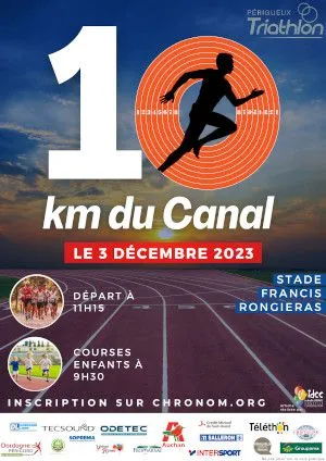 10 km du Canal de Périgueux 2024 Inscription Résultats