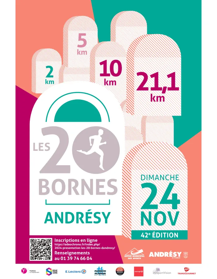 20 bornes d’Andresy 2025 Inscription Résultats