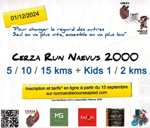 Cerza Run Naevus 2025 Inscription Résultats