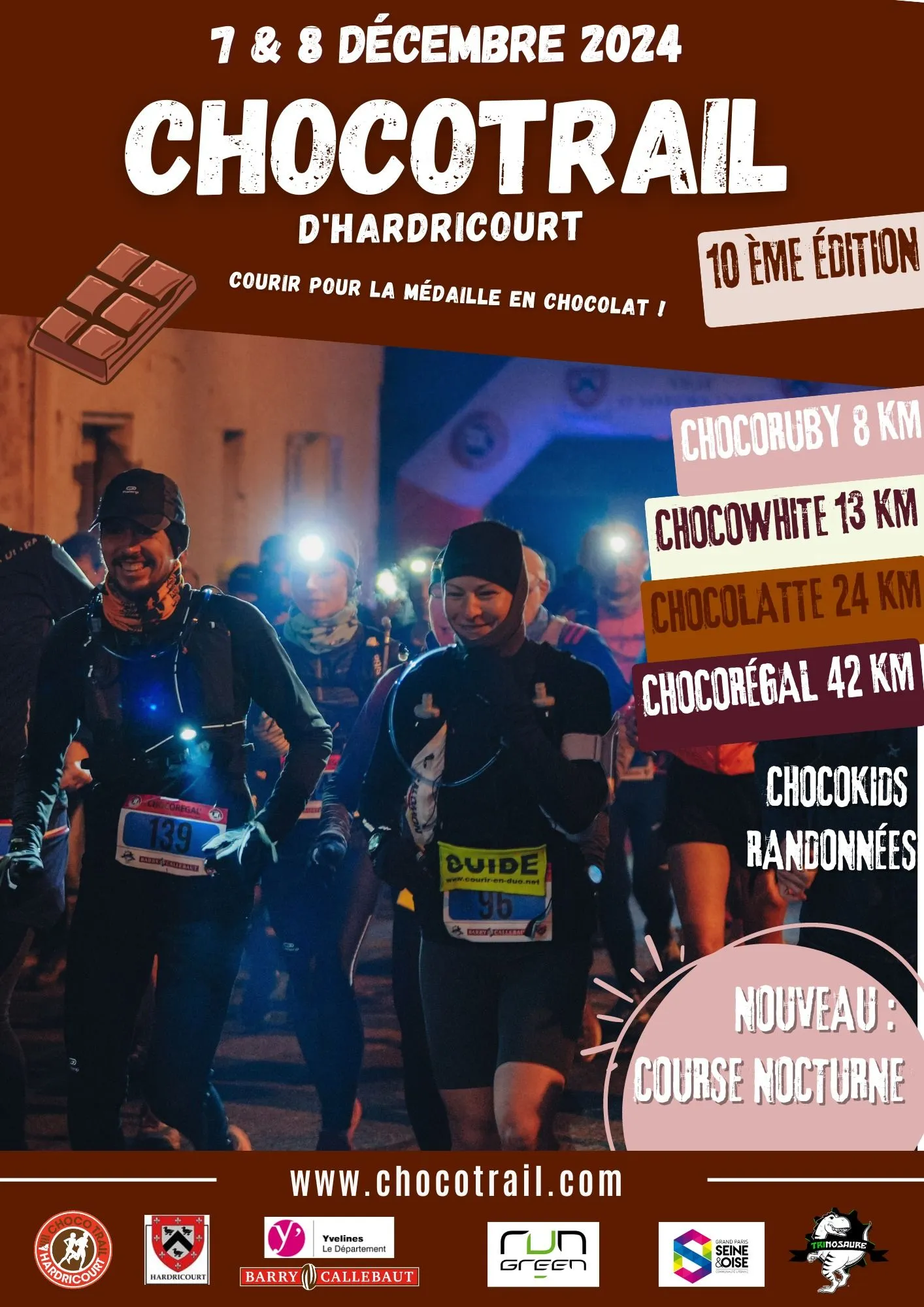 Choco Trail d’Hardricourt 2024 Inscription Résultats