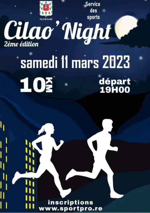 Cilao night 2025 Inscription Résultats