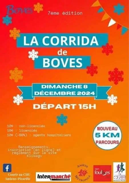 Corrida de Boves 2024 Inscription Résultats