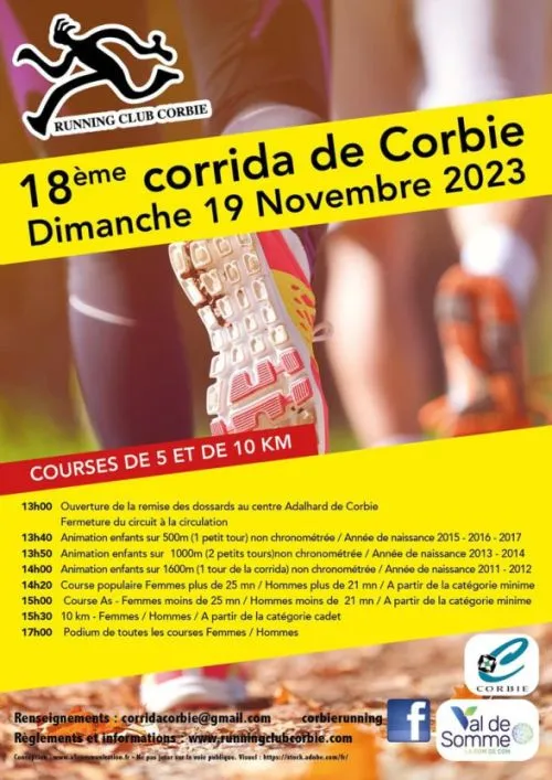 Corrida de Corbie 2024 Inscription Résultats