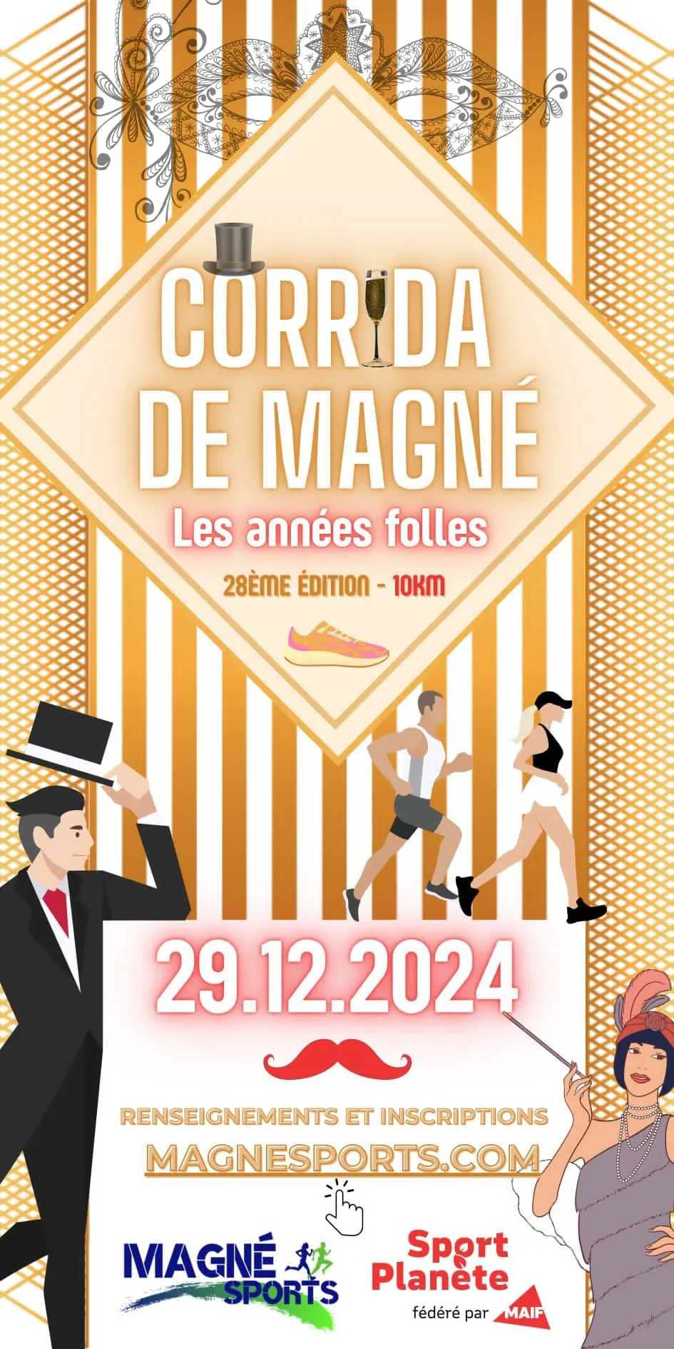 Corrida de Magné 2024 Inscription Résultats