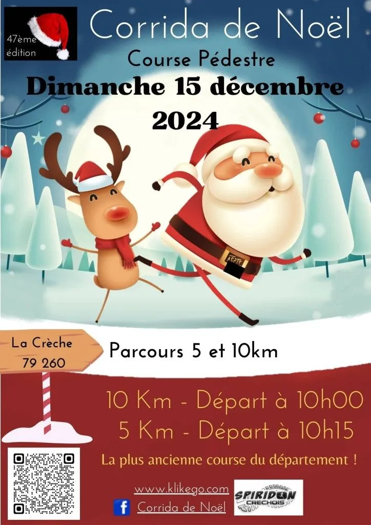 Corrida de noël – La creche 2024 Inscription Résultats