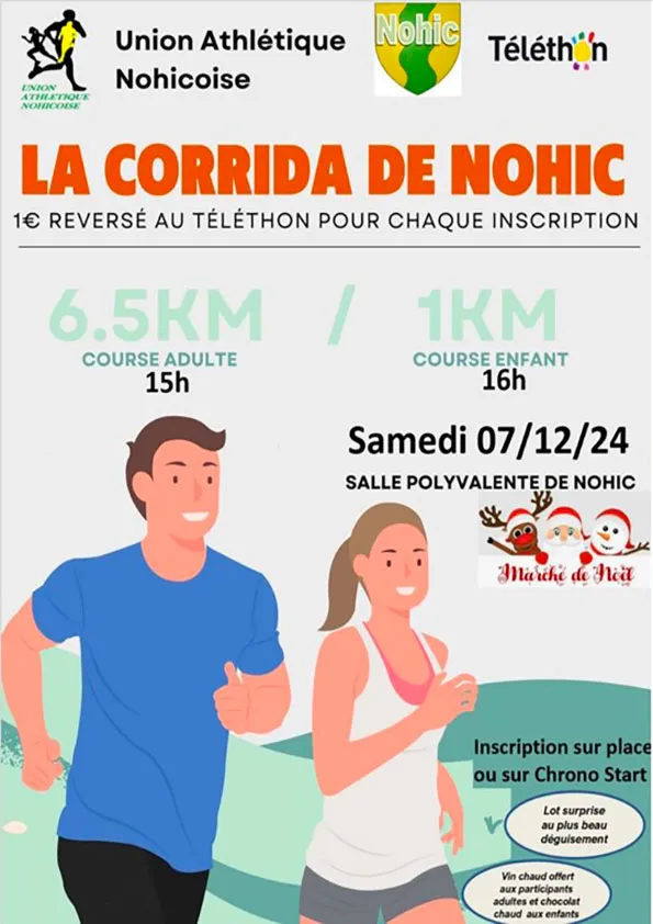 Corrida de Nohic 2024 Inscription Résultats