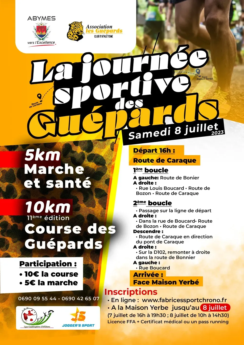 Course des Guépards 2024 Inscription Résultats