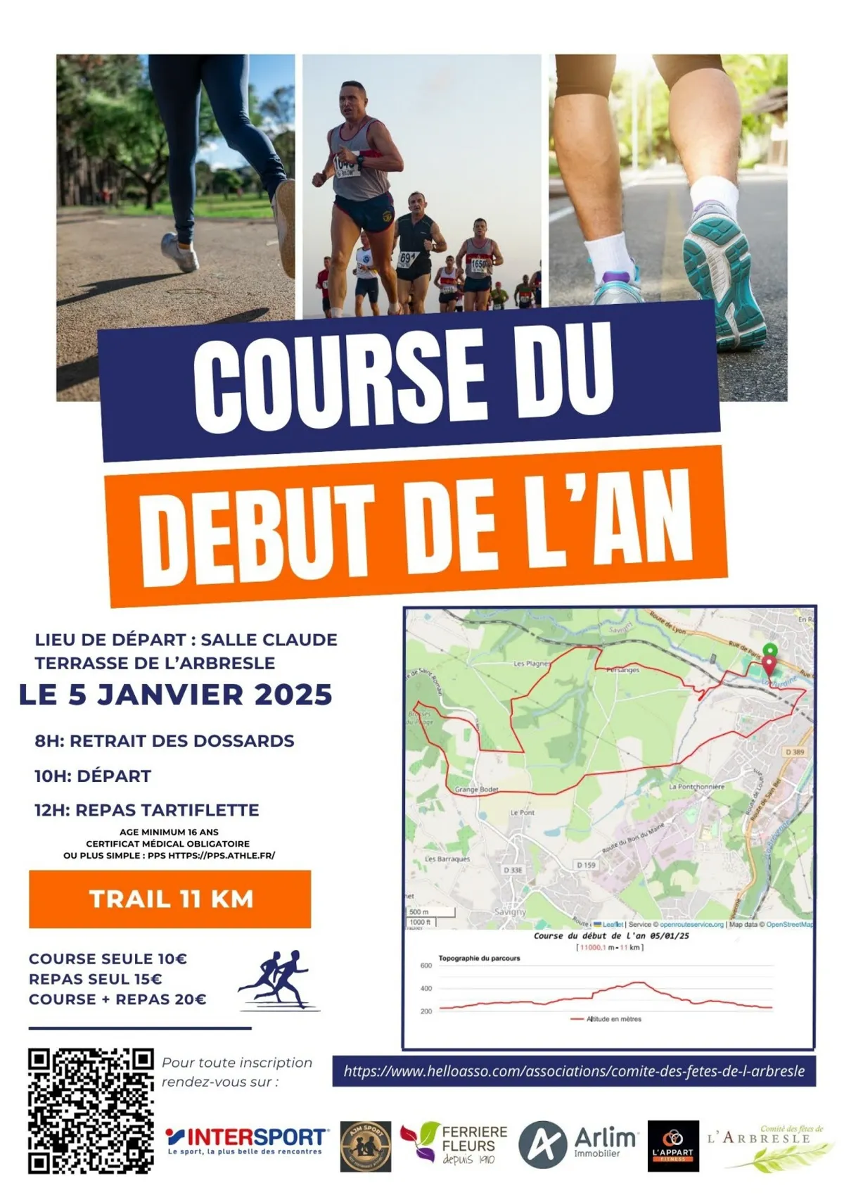 Course du début de l’An 2025 Inscription Résultats