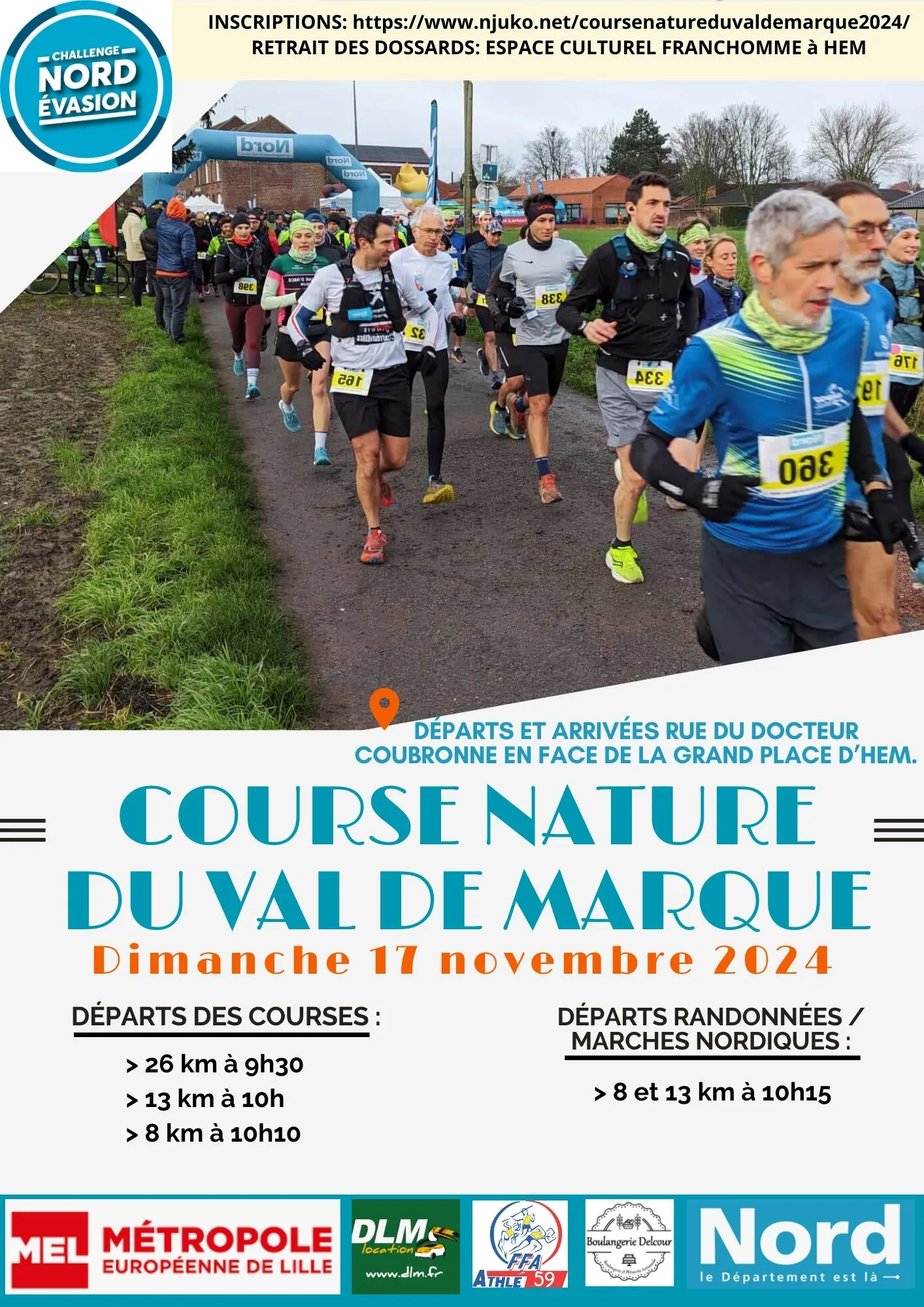 Course nature du Val de Marque 2024 Inscription Résultats