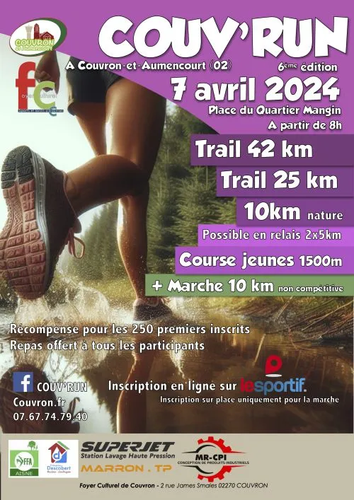 Couv’Run 2025 Inscription Résultats