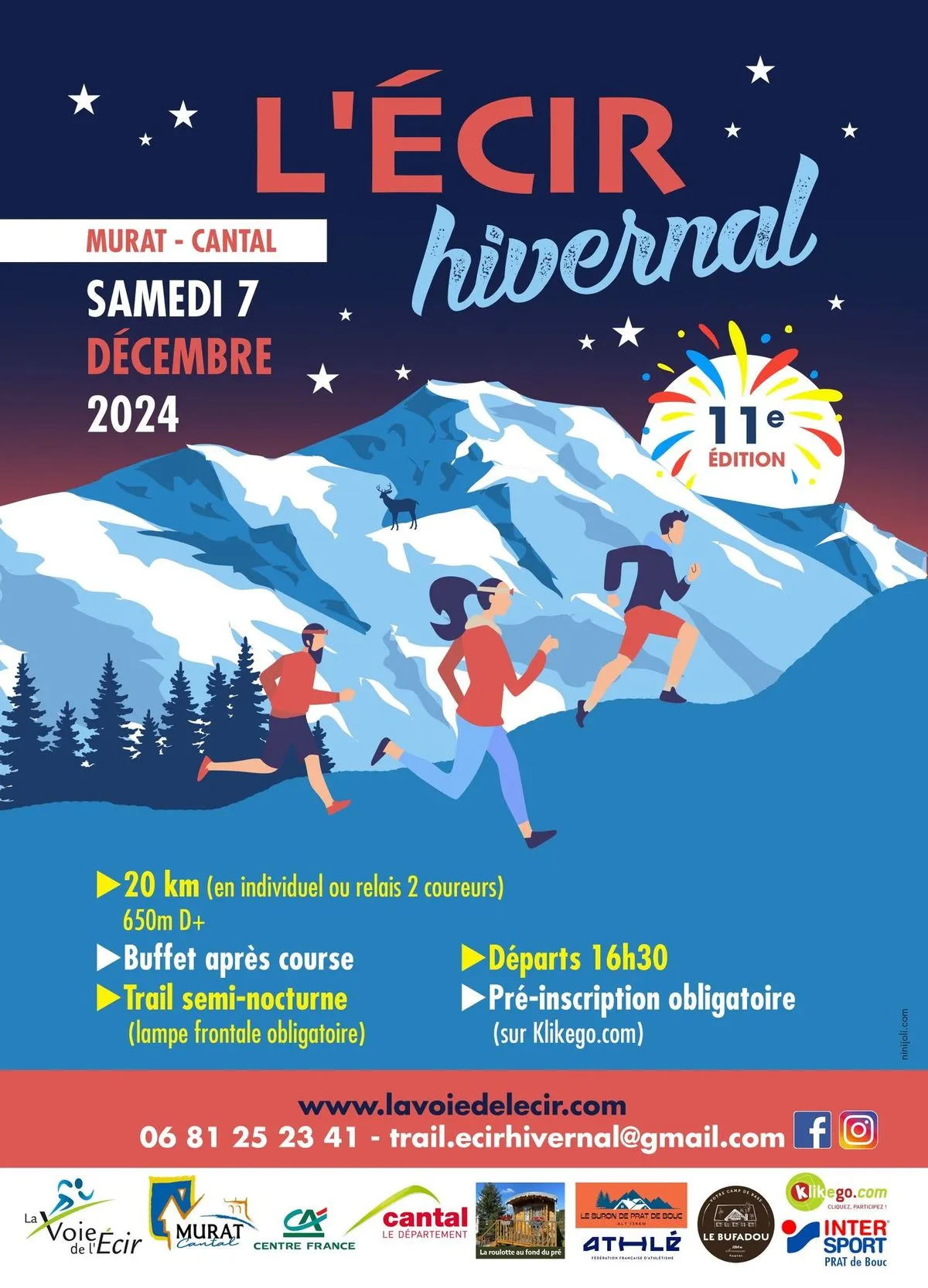 Ecir hivernal 2024 Inscription Résultats