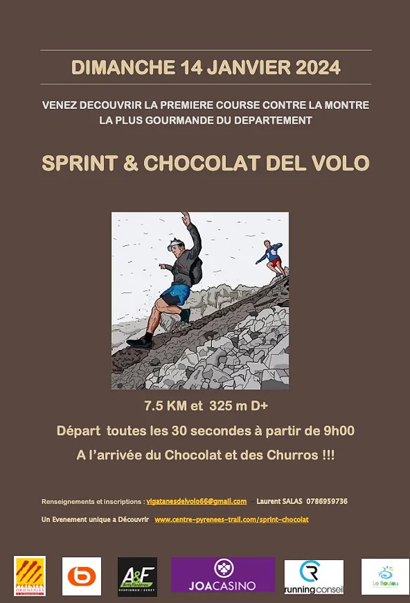 El Volo sprint & Chocolat 2025 Inscription Résultats