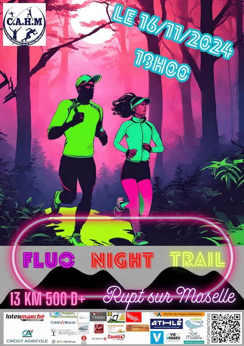 Fluo Night Trail 2024 Inscription Résultats