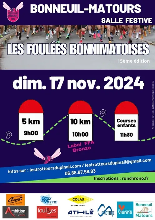 Foulées Bonnimatoises 2025 Inscription Résultats