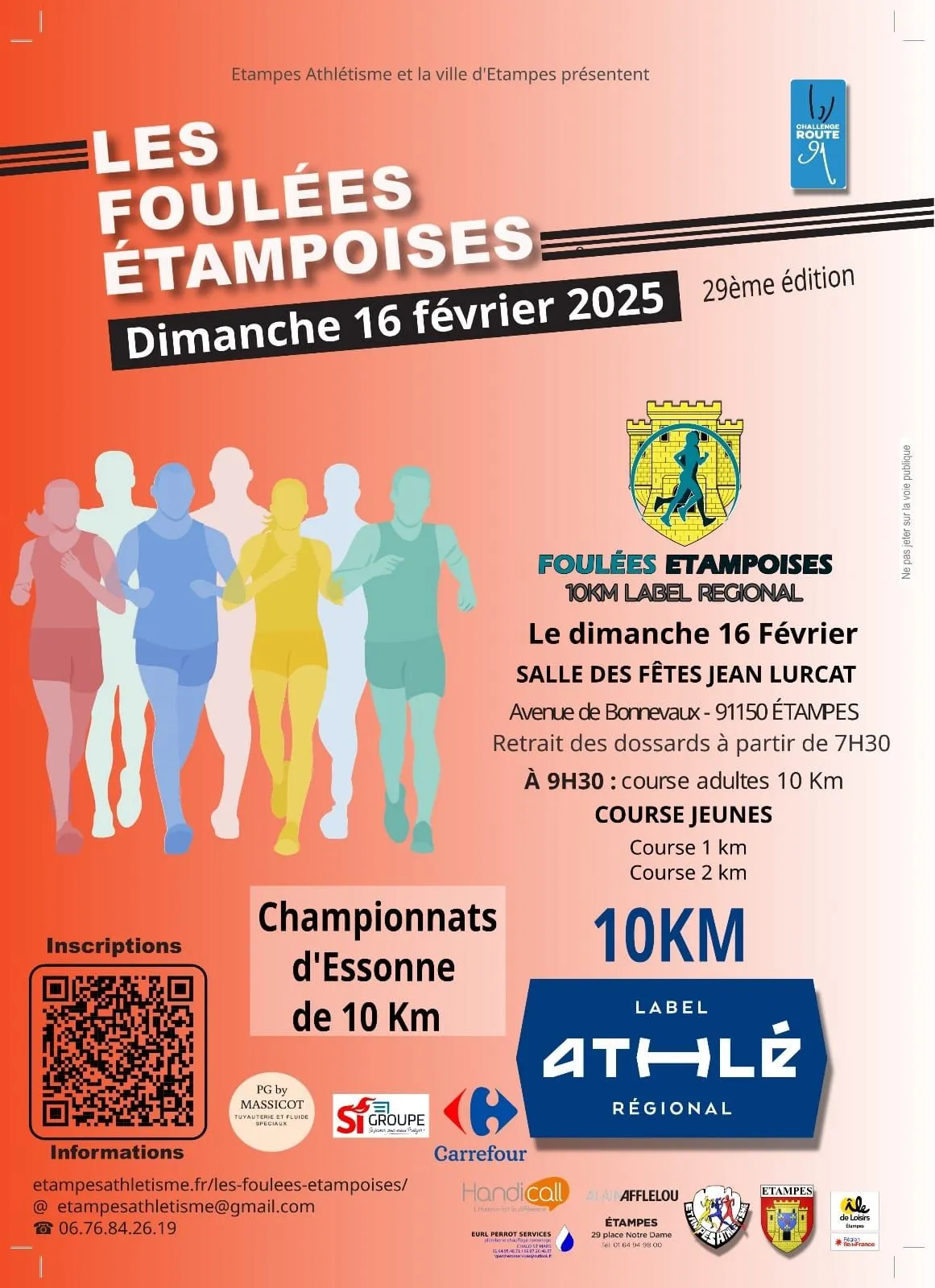 Foulées Etampoises 2025 Inscription Résultats