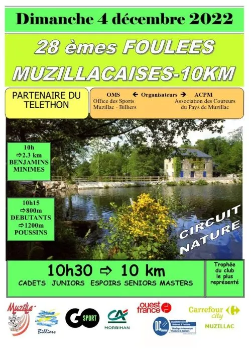 Foulées Muzillacaises 2024 Inscription Résultats