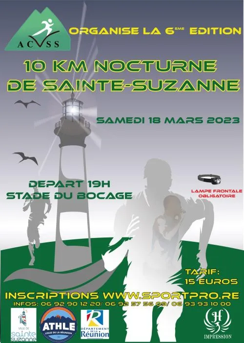 Foulées nocturnes de Sainte Suzanne 2025 Inscription Résultats