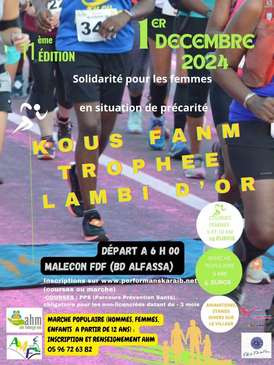 Kous Fanm Trophée – Course du Lambi d’Or 2024 Inscription Résultats