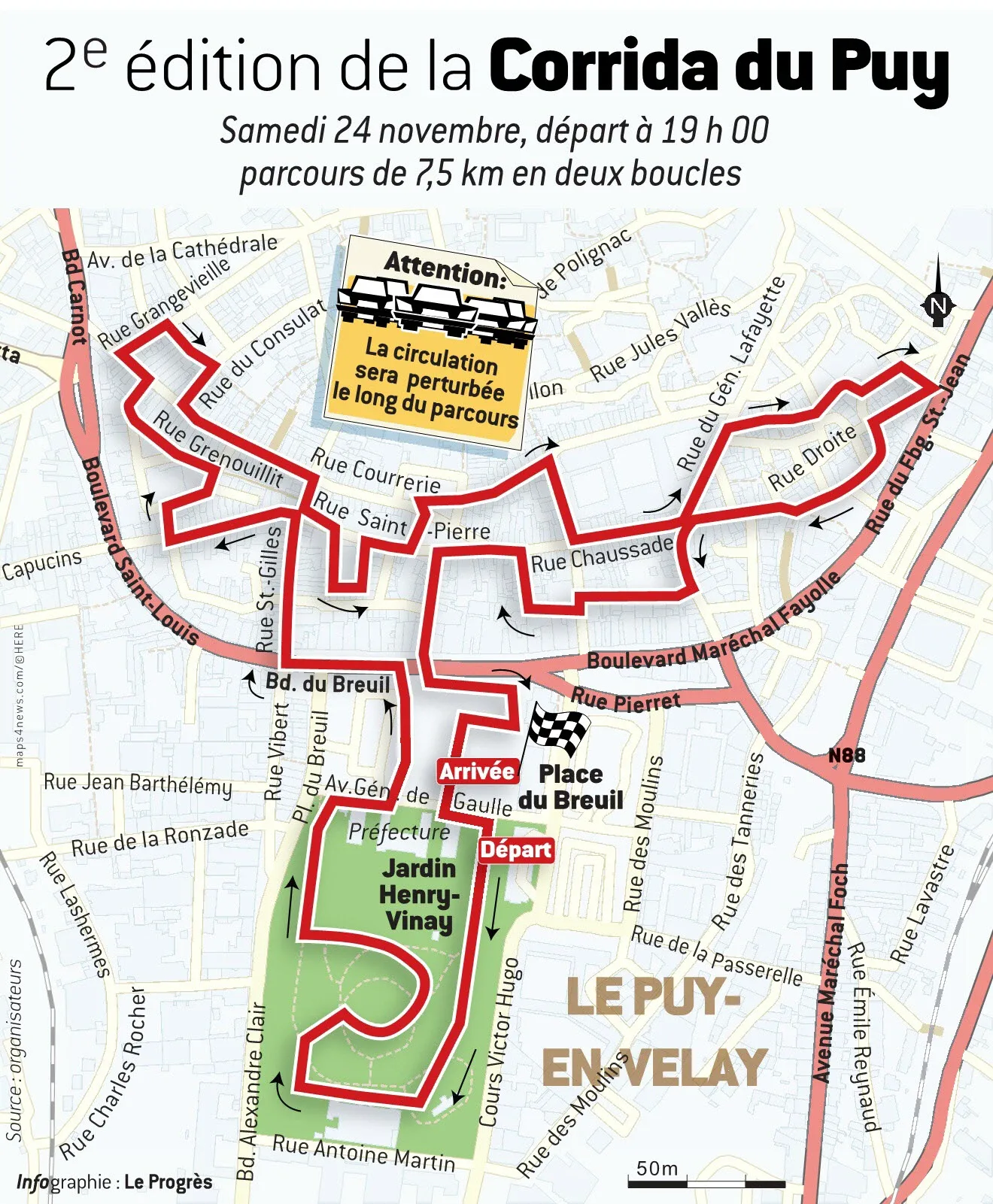 La Corrida du Puy en Velay 2024 Inscription Résultats