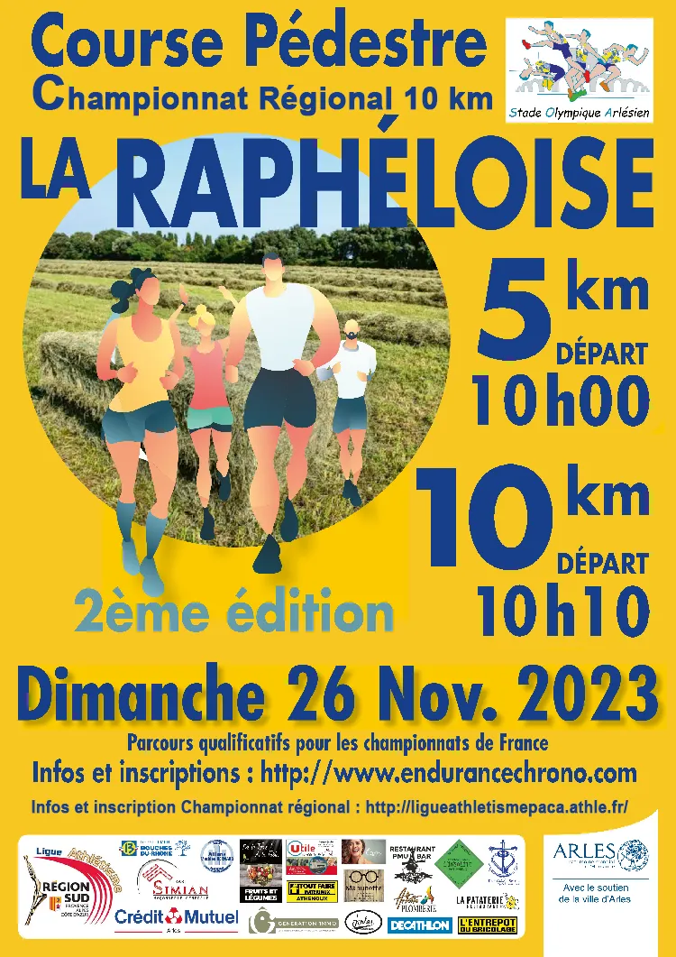 La Rapheloise 10 et 5 km 2024 Inscription Résultats