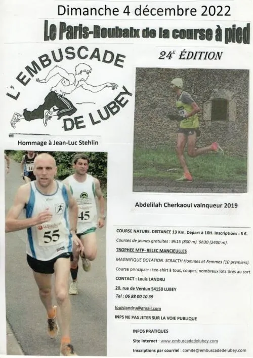 L’Embuscade de Lubey 2024 Inscription Résultats