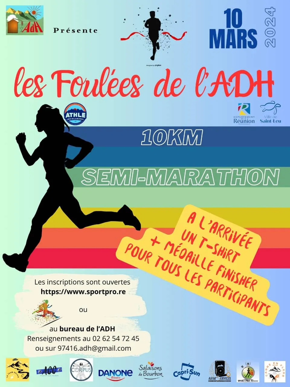 Les 10 km de l’Adh 2025 Inscription Résultats