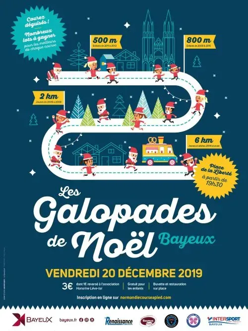 Les Galopades de Noël à Bayeux 2024 Inscription Résultats