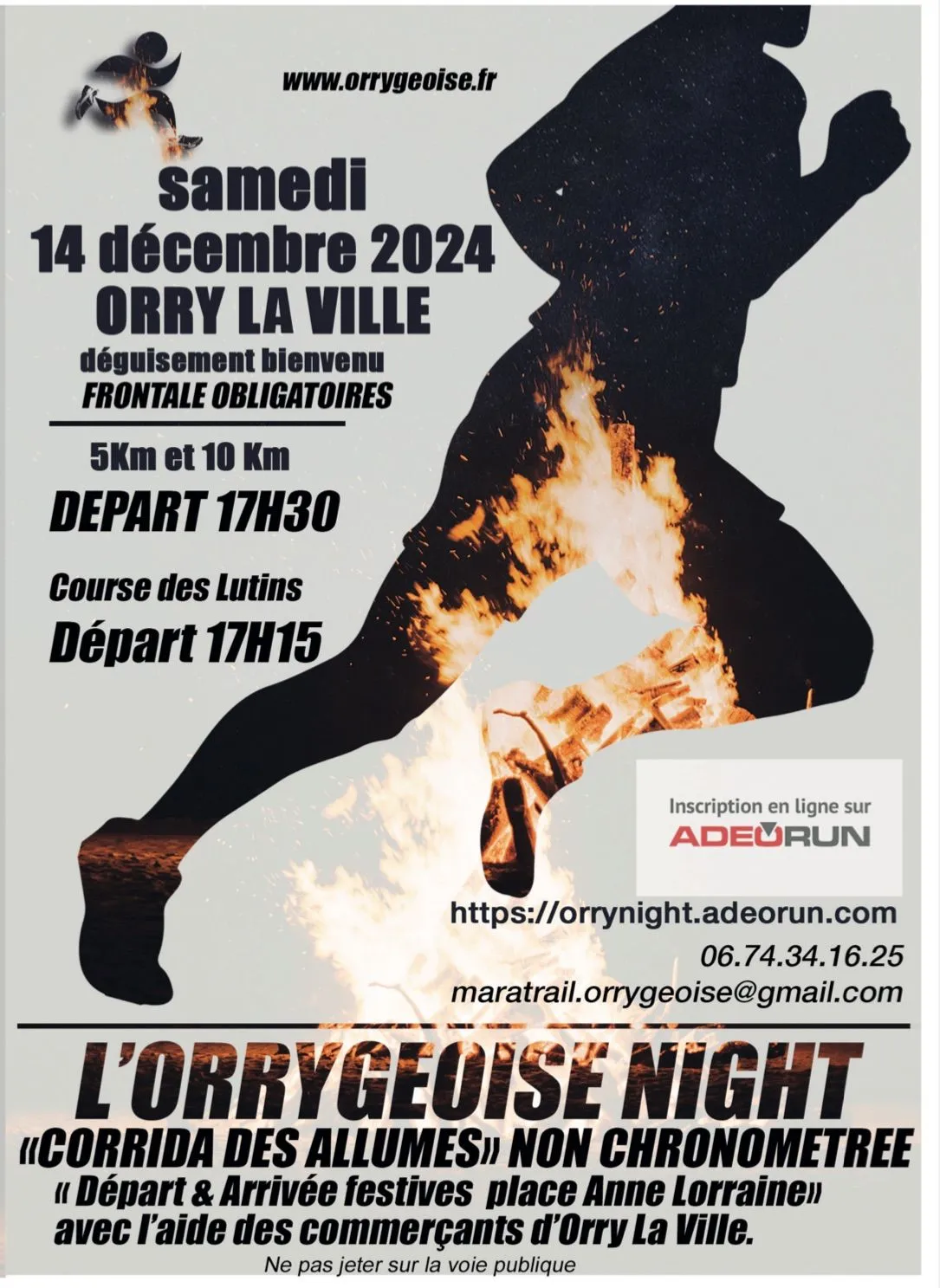 L’Orrygeoise Night 2024 Inscription Résultats