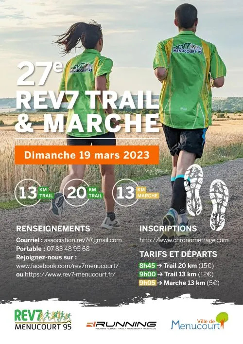 Rev7 trail 2025 Inscription Résultats