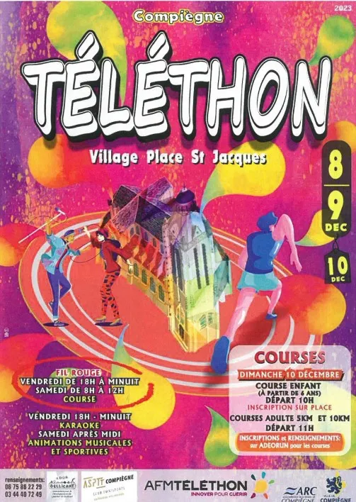 Téléthon Compiègne 2025 Inscription Résultats