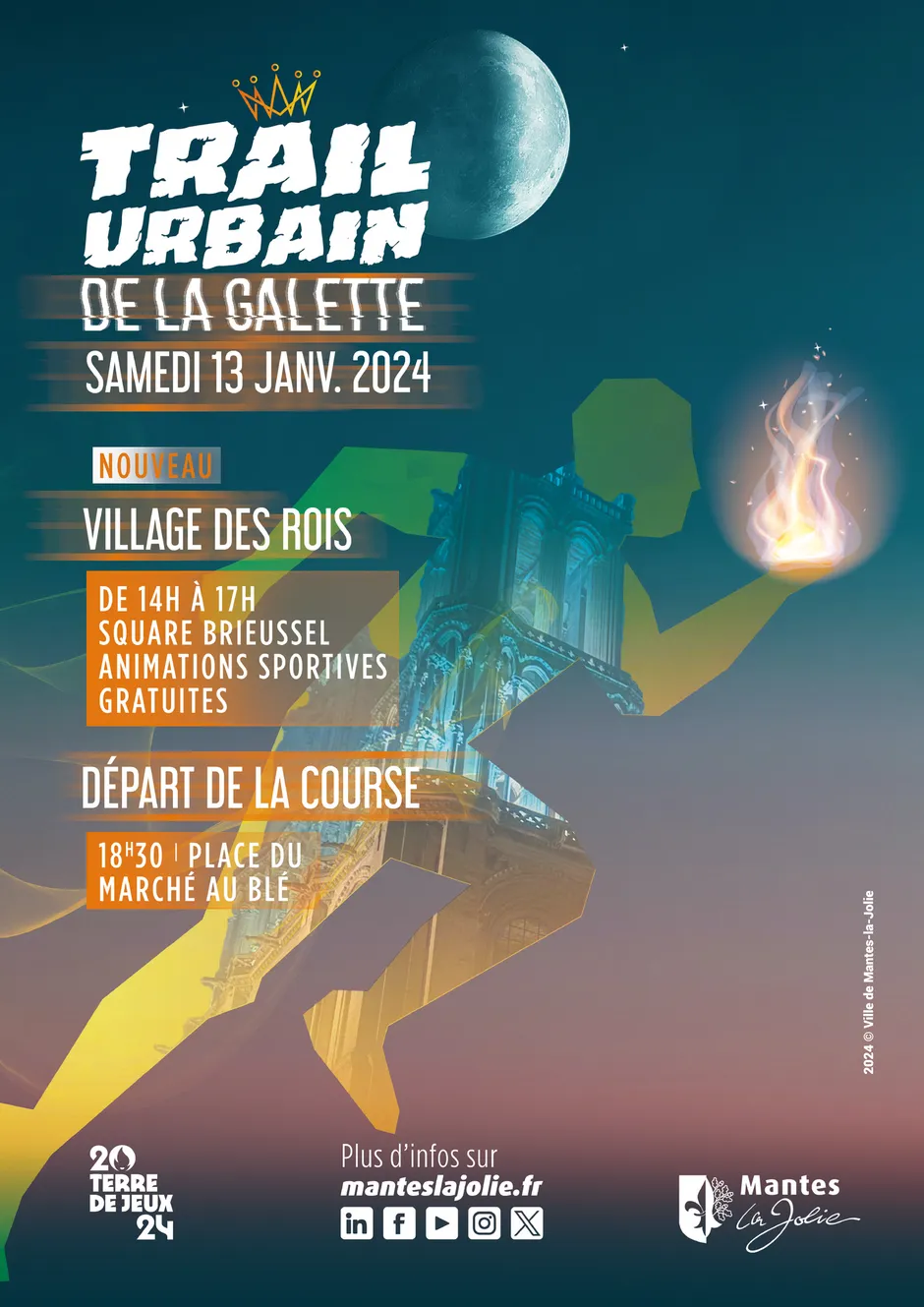 affiche de la course