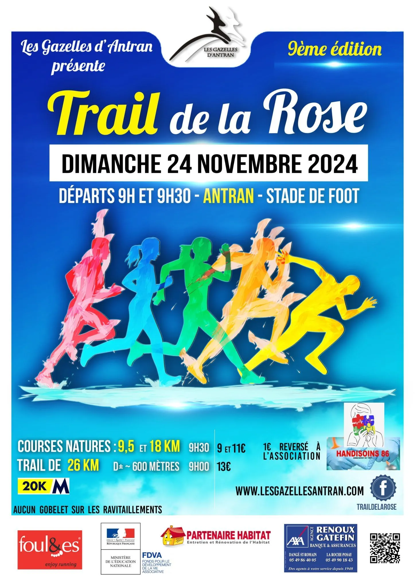 Trail de la Rose – Antran 2024 Inscription Résultats