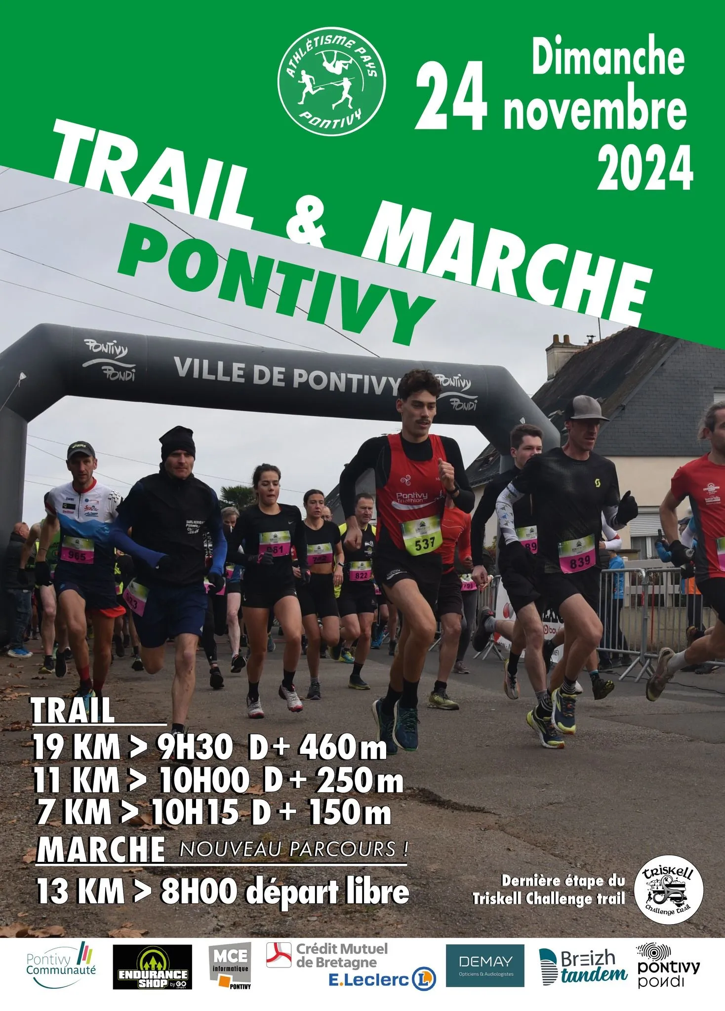 Trail de Pontivy 2024 Inscription Résultats