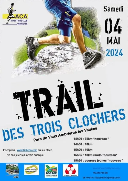 Trail des 3 Clochers 2025 Inscription Résultats