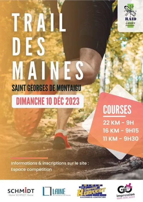 Trail des Maines 2024 Inscription Résultats