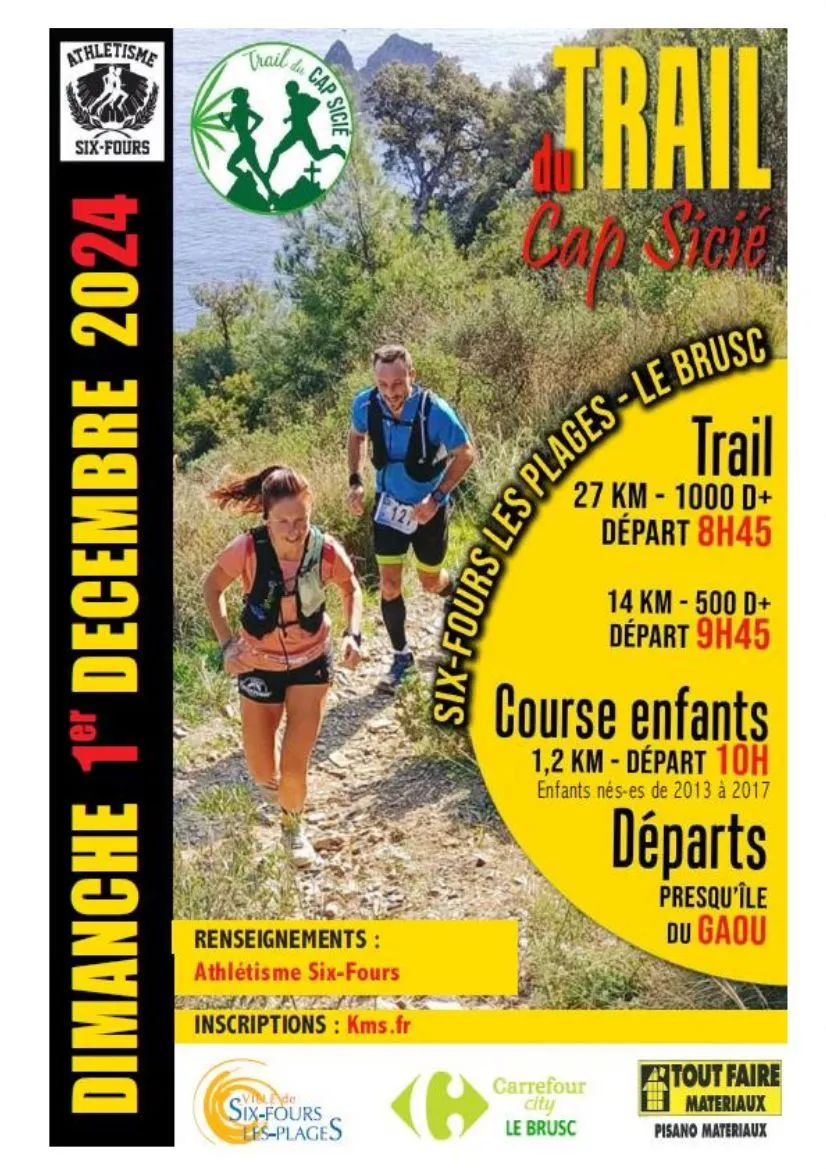 Trail du Cap Sicié 2024 Inscription Résultats